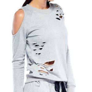 Electric Yoga Cold Shoulder sweatshirt